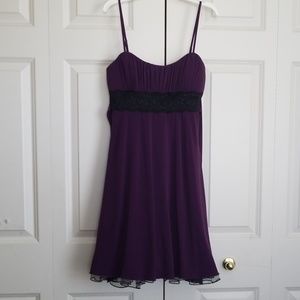 Flirty Purple Cocktail Dress